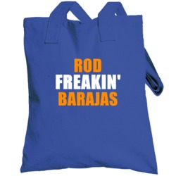 Rod Barajas New York Brooklyn Baseball Sports Freakin Totebag