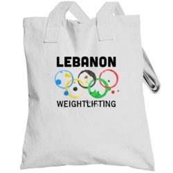 Lebanon Weightlifting Rio 2016 Summer Olympics Totebag