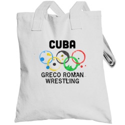 Cuba Greco Roman Wrestling Rio 2016 Summer Olympics Totebag