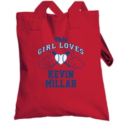 This Girl Loves Kevin Millar Boston Baseball Player Classic Totebag