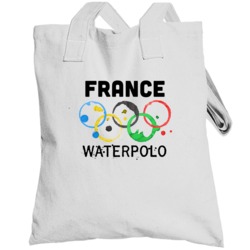 France Waterpolo Rio 2016 Summer Olympics Totebag