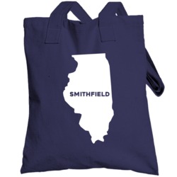 Smithfield Illinois Custom City Patriotic Usa Totebag