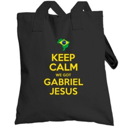 Keep Calm We Got Gabriel Jesus Brazil Football Olympics Totebag