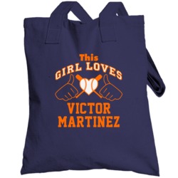 This Girl Loves Victor Martinez Detroit Baseball Player Classic Toteba