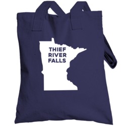 Thief River Falls Minnesota Custom City Patriotic Usa Totebag