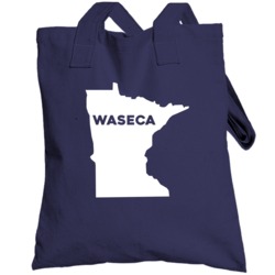 Waseca Minnesota Custom City Patriotic Usa Totebag