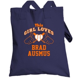 This Girl Loves Brad Ausmus Houston Baseball Player Classic Totebag