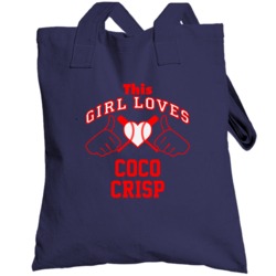 This Girl Loves Coco Crisp Cleveland Baseball Player Classic Totebag
