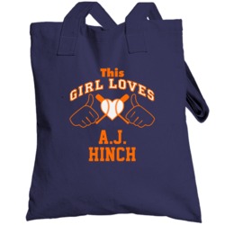 This Girl Loves Aj Hinch Detroit Baseball Player Classic Totebag