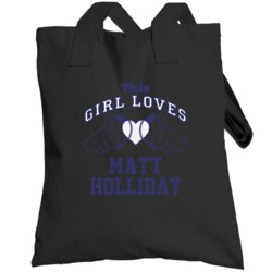 This Girl Loves Matt Holliday Colorado Baseball Player Classic Totebag