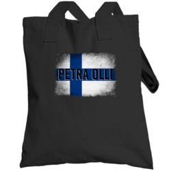 Country Flag Petra Olli Finland Wrestling Olympics Totebag