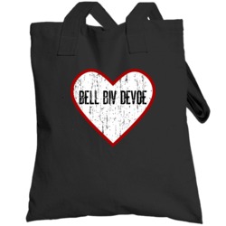Bell Biv Devoe Distressed Heart Hip Hop Totebag