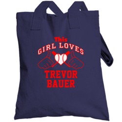 This Girl Loves Trevor Bauer Cleveland Baseball Player Classic Totebag