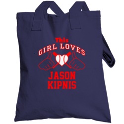 This Girl Loves Jason Kipnis Cleveland Baseball Player Classic Totebag
