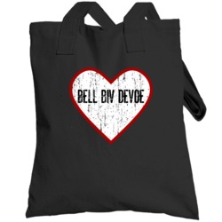 Bell Biv Devoe Distressed Heart Hip Hop Totebag
