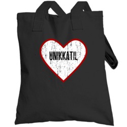 Unikkatil Distressed Heart Hip Hop Totebag