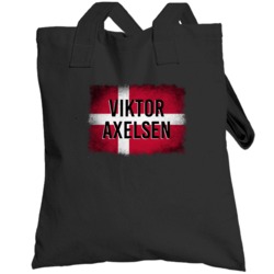 Country Flag Viktor Axelsen Denmark Badminton Olympics Totebag