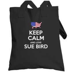 Keep Calm And Love Sue Bird Usa Basketball Olympics Totebag