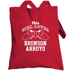 This Girl Loves Bronson Arroyo Washington Baseball Player Classic Tote
