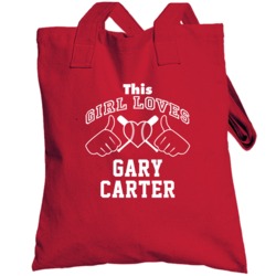 This Girl Loves Gary Carter Washington Baseball Player Classic Totebag