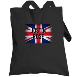Country Flag Justin Rose Great Britain Golf Olympics Totebag