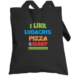 I Like Ludacris Pizza And Sleep Hip Hop Totebag