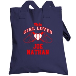 This Girl Loves Joe Nathan Minnesota Baseball Player Classic Totebag