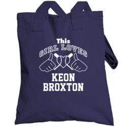 This Girl Loves Keon Broxton Milwaukee Baseball Player Classic Totebag
