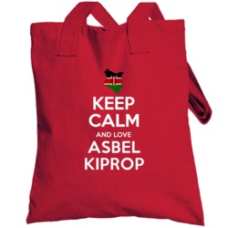Keep Calm And Love Asbel Kiprop Kenya Track 1500 M Olympics Totebag