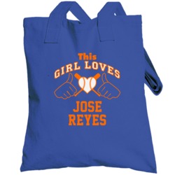 This Girl Loves Jose Reyes New York Baseball Player Classic Totebag