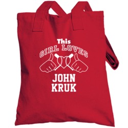 This Girl Loves John Kruk Philadelphia Baseball Player Classic Totebag