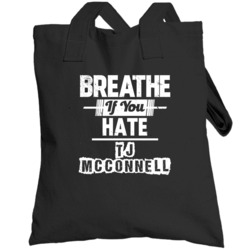 Breathe If You Hate Hater Tj Mcconnell Philadelphia Basketball Totebag