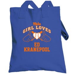 This Girl Loves Ed Kranepool New York Baseball Player Classic Totebag