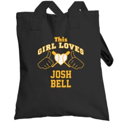 This Girl Loves Josh Bell Pittsburgh Baseball Player Classic Totebag