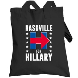 Nashville For Hillary Clinton President Election Support Totebag