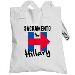 Sacramento For Hillary Clinton Presidential Election Support Totebag