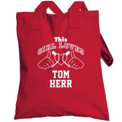 This Girl Loves Tom Herr St Louis Baseball Player Classic Totebag