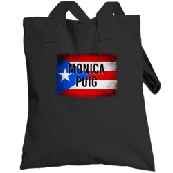 Country Flag Monica Puig Puerto Rico Tennis Olympics Totebag