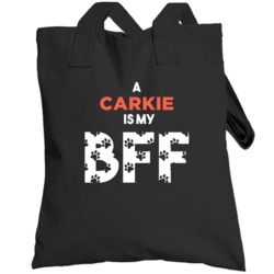 A Carkie Is My Bff Funny  Lover Totebag