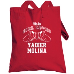 This Girl Loves Yadier Molina St Louis Baseball Player Classic Totebag
