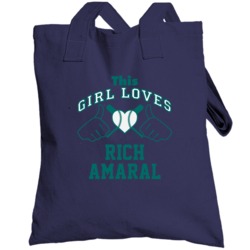 This Girl Loves Rich Amaral Seattle Baseball Player Classic Totebag