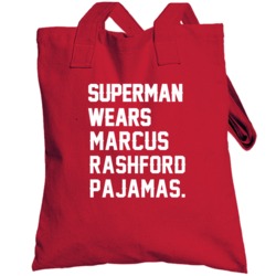 Superman Wears Marcus Rashford Pajamas England Soccer Player Football 