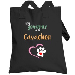 My Grandchild Is A Cavachon Funny  Lover Totebag
