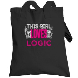This Girl Loves Logic Cool Fan Totebag