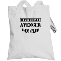 Official Avenger Fan Club Cool Car Enthusiast Totebag