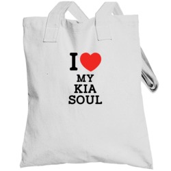 I Love My Kia Soul Car Enthusiast Totebag