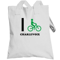 Charlevoix Michigan I Bike Bicycle Totebag