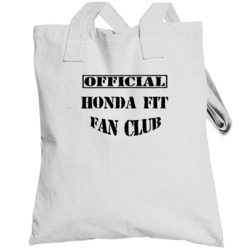 Official Honda Fit Fan Club Cool Car Enthusiast Totebag