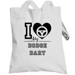I Love My Dodge Dart Car Enthusiast Totebag