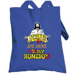 Joe Hicks New York Brooklyn Baseball Sports Jesus Homeboys Totebag